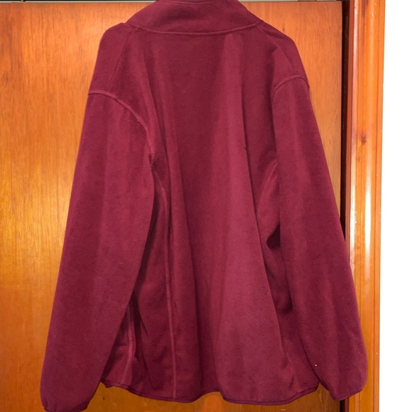Zip Up Burgundy Sweatshirt - Picture 2 of 3